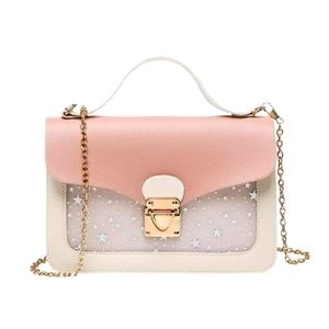 Mini pink crossbody bag